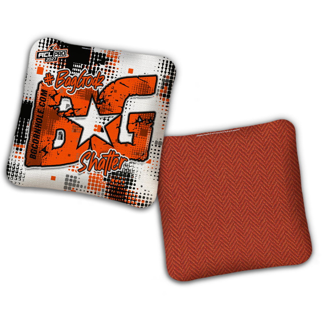 2027 BG Multiple Bag Models "PHANTOM GRID" - ACL Pro Stamped Cornhole Bags - SET OF 4 BAGS