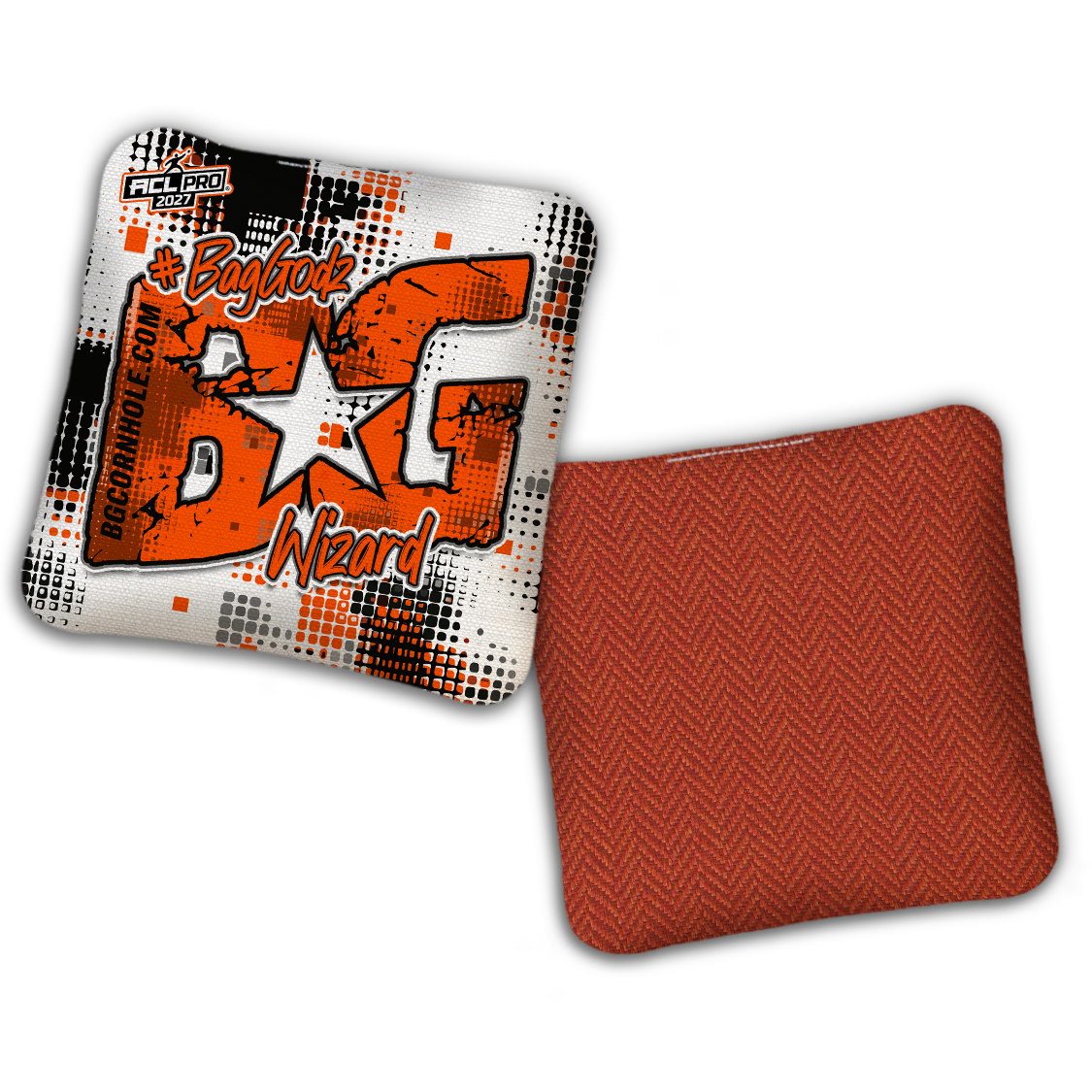 2027 BG Multiple Bag Models "PHANTOM GRID" - ACL Pro Stamped Cornhole Bags - SET OF 4 BAGS