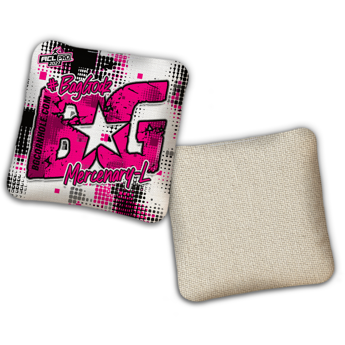 2027 BG Multiple Bag Models "PHANTOM GRID" - ACL Pro Stamped Cornhole Bags - SET OF 4 BAGS
