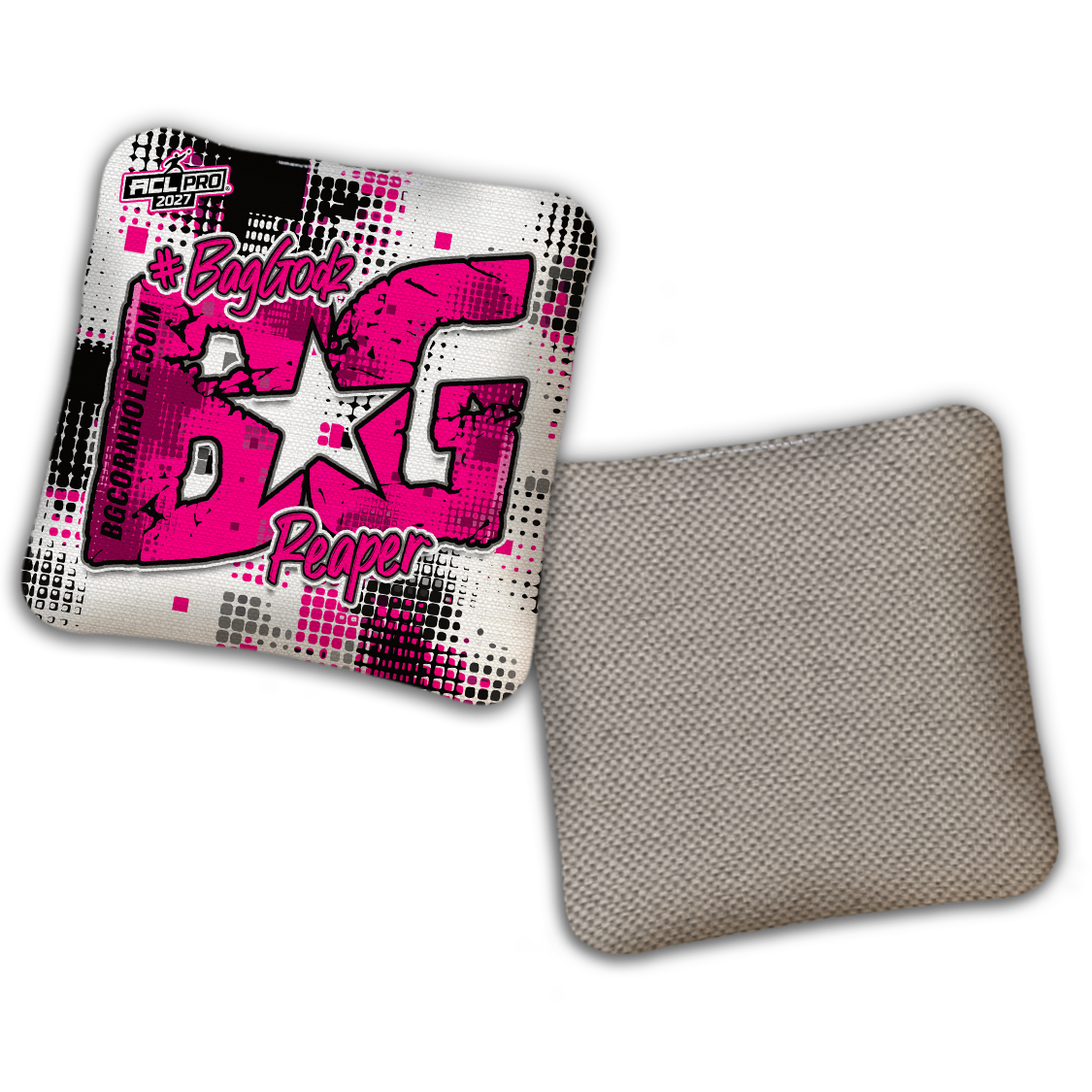 2027 BG Multiple Bag Models "PHANTOM GRID" - ACL Pro Stamped Cornhole Bags - SET OF 4 BAGS