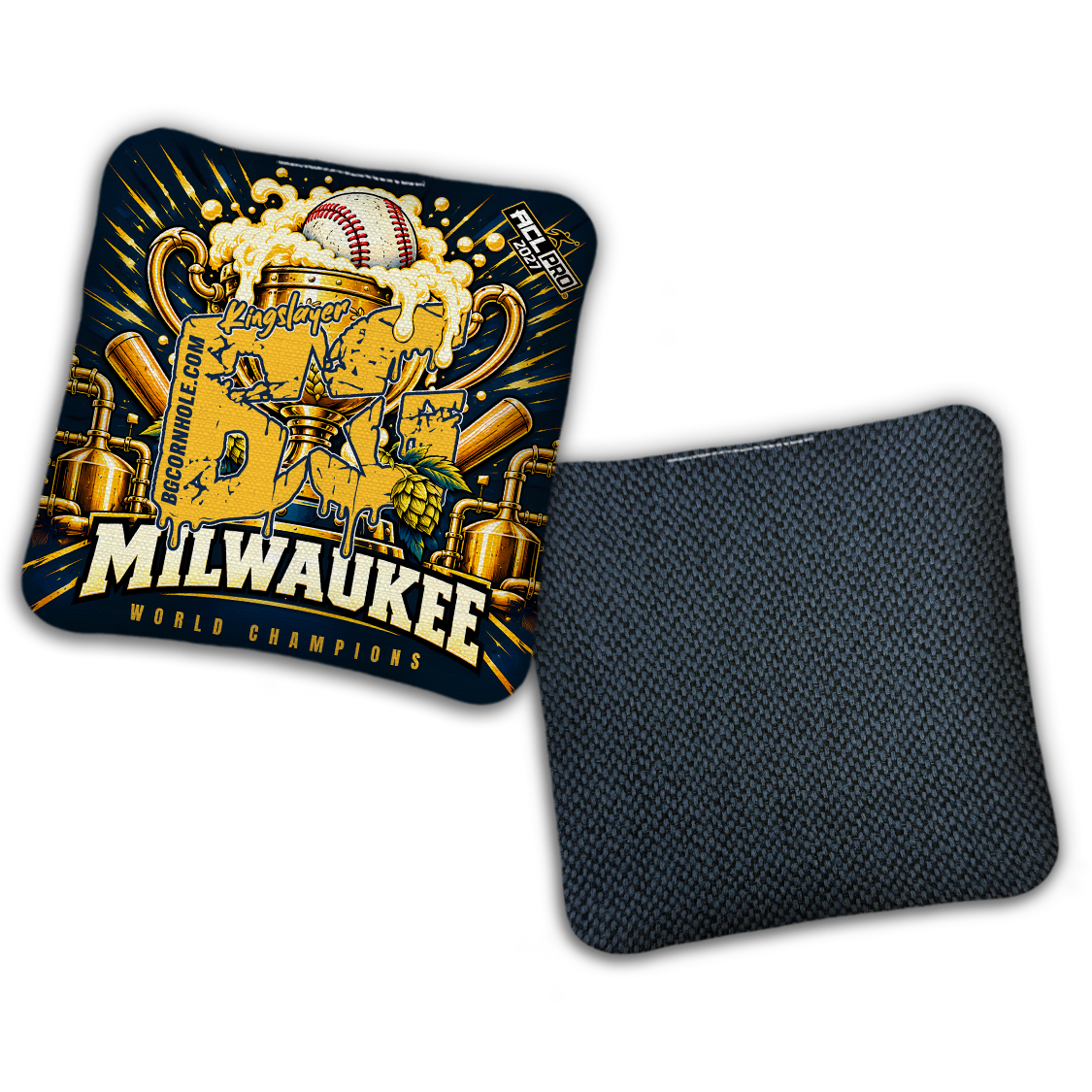 2027 ACL - BG Multiple Bag Models "Raise The Bag" - Pro Stamped Cornhole Bags - SET OF 4 BAGS