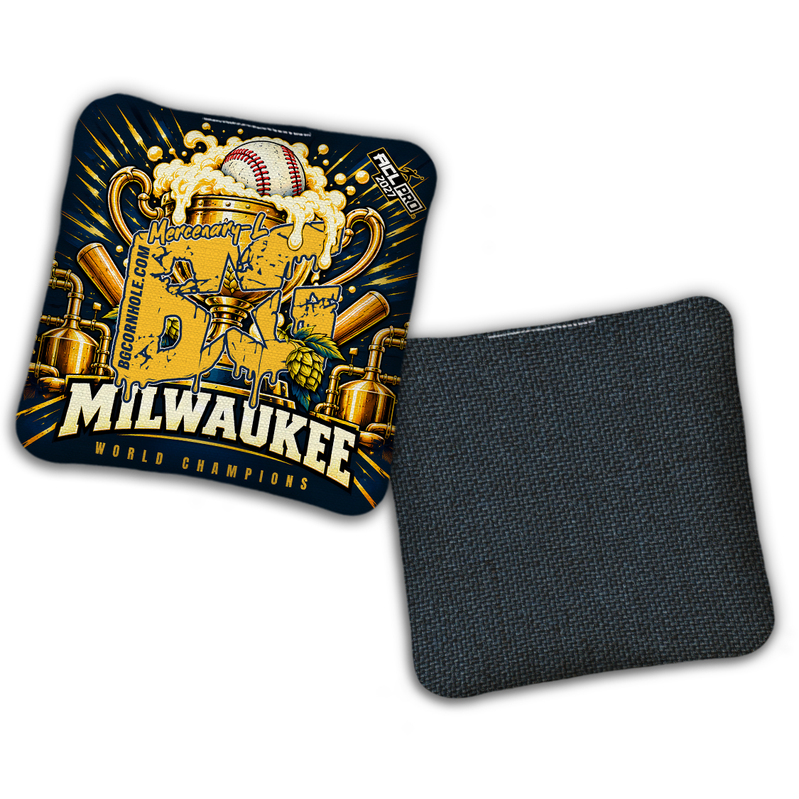 2027 ACL - BG Multiple Bag Models "Raise The Bag" - Pro Stamped Cornhole Bags - SET OF 4 BAGS