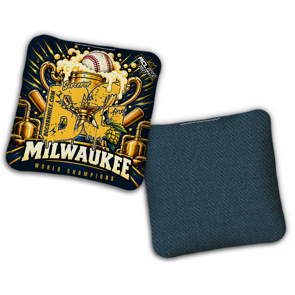 2027 ACL - BG Multiple Bag Models "Raise The Bag" - Pro Stamped Cornhole Bags - SET OF 4 BAGS
