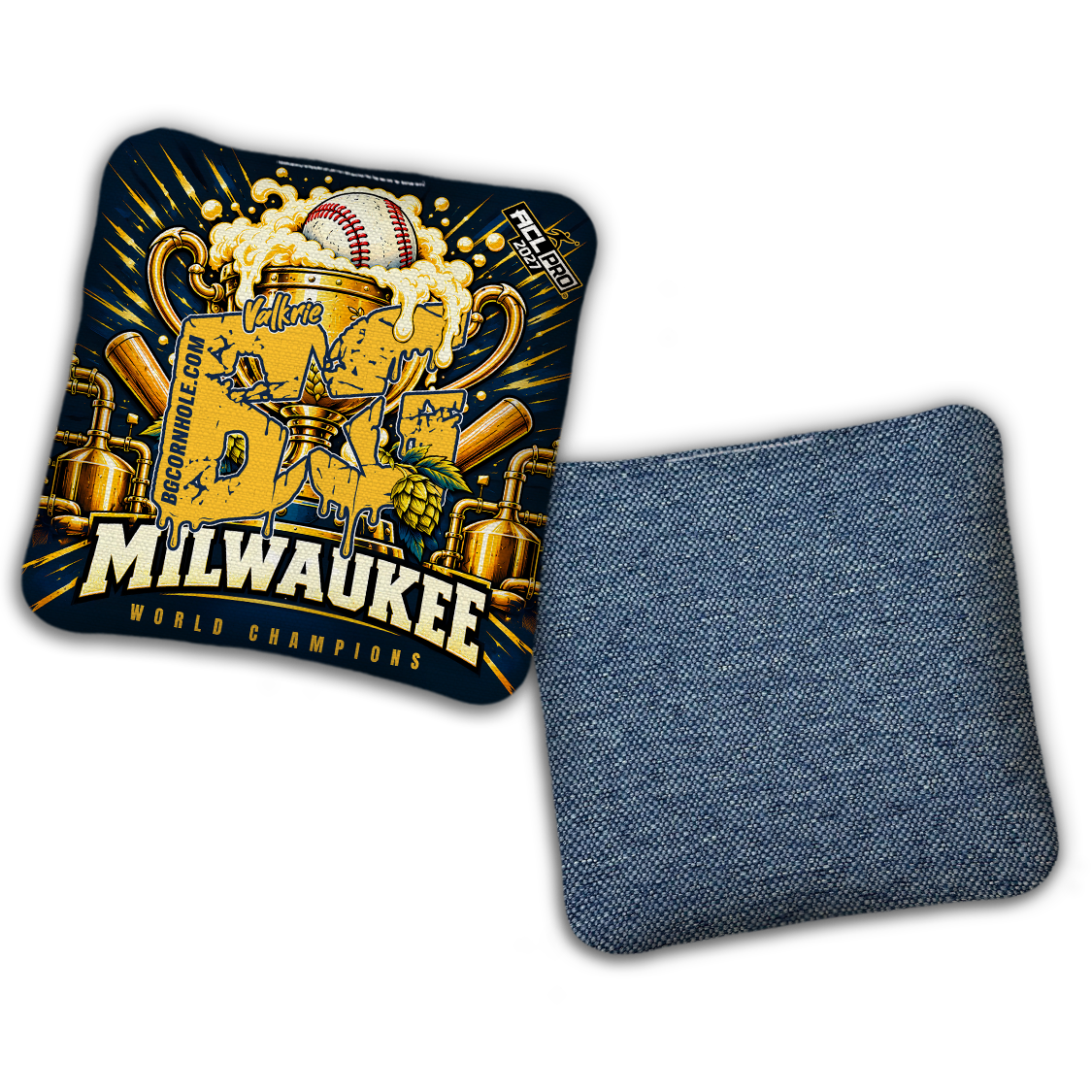 2027 ACL - BG Multiple Bag Models "Raise The Bag" - Pro Stamped Cornhole Bags - SET OF 4 BAGS