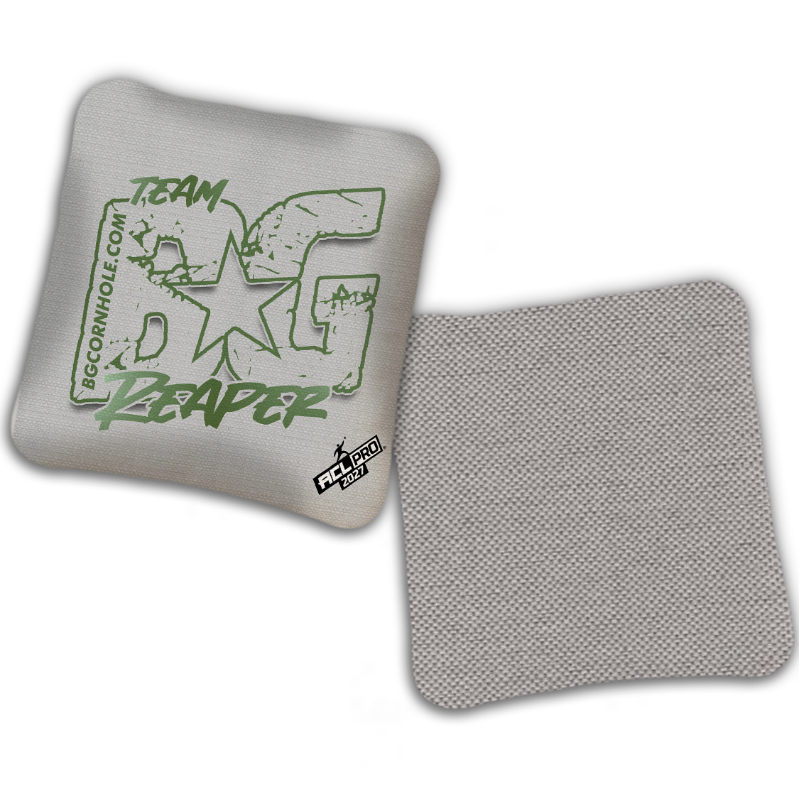 2027 BG Multiple Bag Models "OUTLINED TEAM BG" - ACL Pro Stamped Cornhole Bags - SET OF 4 BAGS