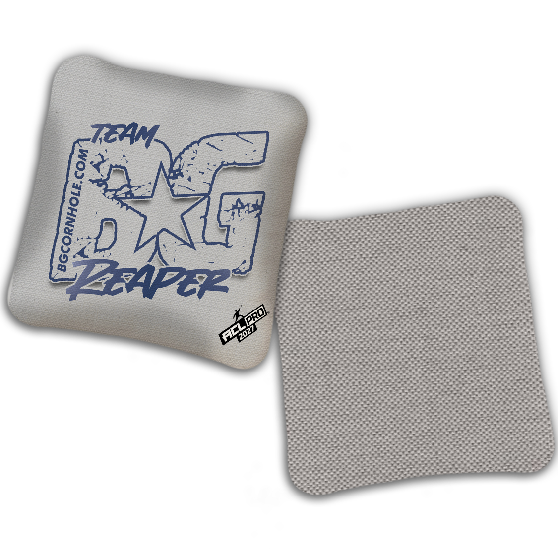 2027 BG Multiple Bag Models "OUTLINED TEAM BG" - ACL Pro Stamped Cornhole Bags - SET OF 4 BAGS
