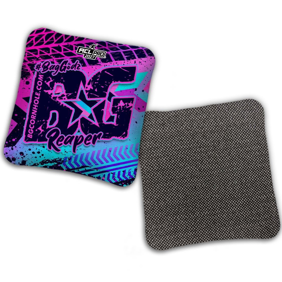 2027 BG Multiple Bag Models "GRUNGE TRACKS" - ACL Pro Stamped Cornhole Bags - SET OF 4 BAGS