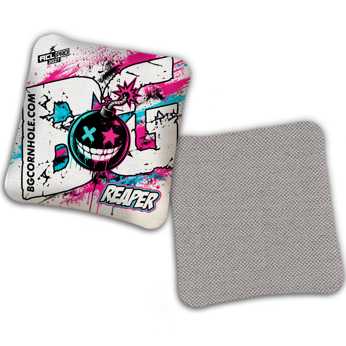 2027 BG Multiple Bag Models "TAKE COVER" - ACL Pro Stamped Cornhole Bags - SET OF 4 BAGS