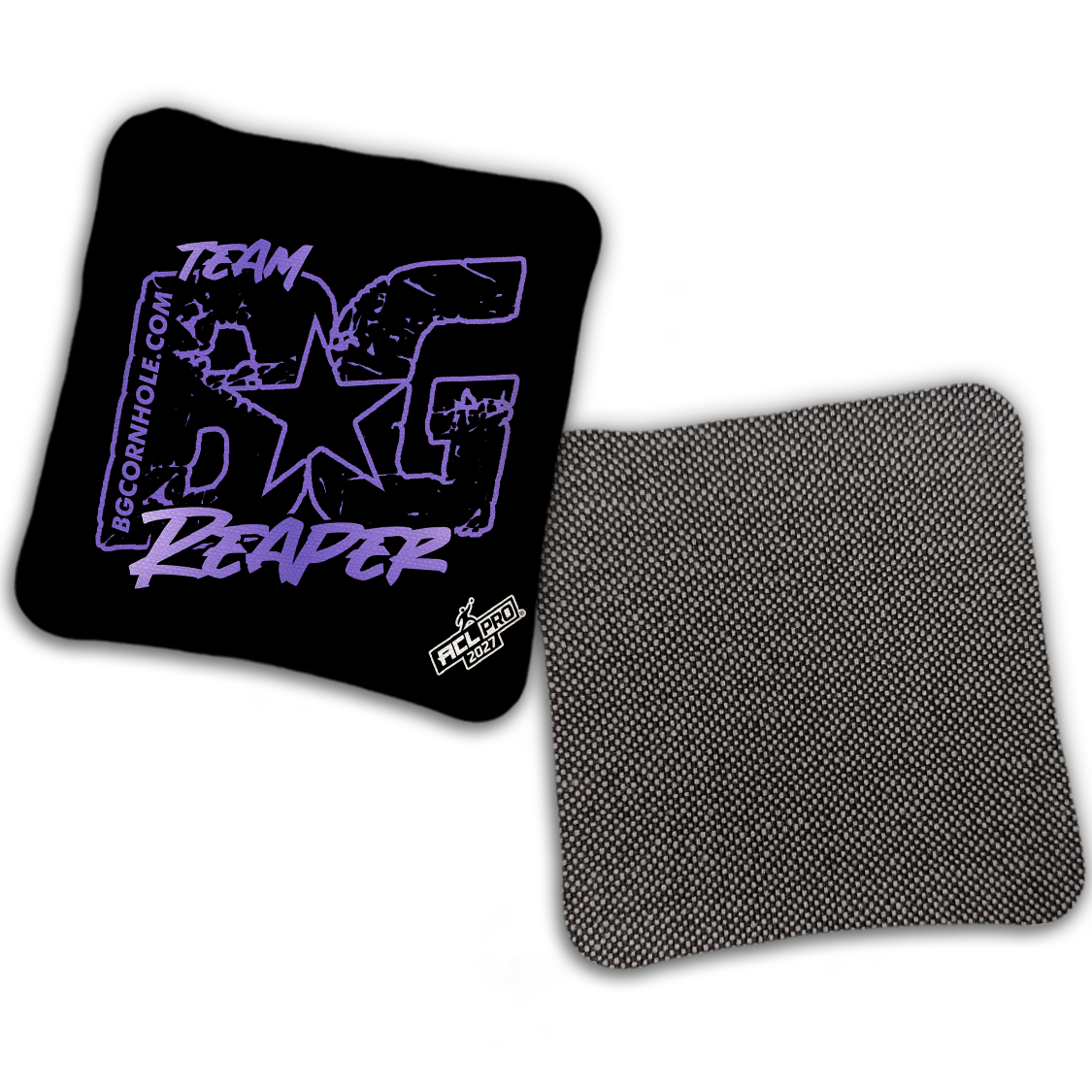 2027 BG Multiple Bag Models "OUTLINED TEAM BG" - ACL Pro Stamped Cornhole Bags - SET OF 4 BAGS