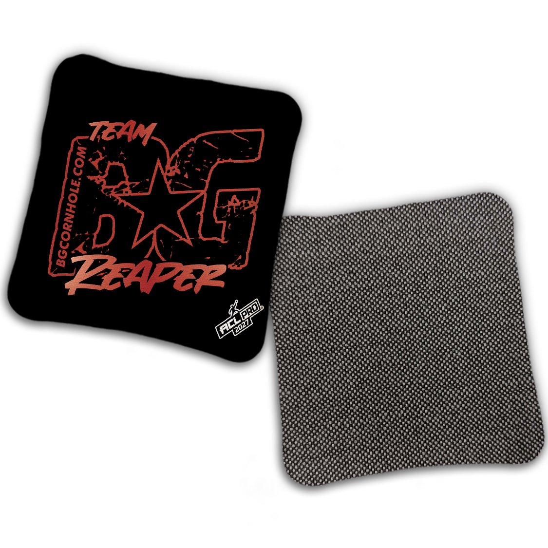 2027 BG Multiple Bag Models "OUTLINED TEAM BG" - ACL Pro Stamped Cornhole Bags - SET OF 4 BAGS
