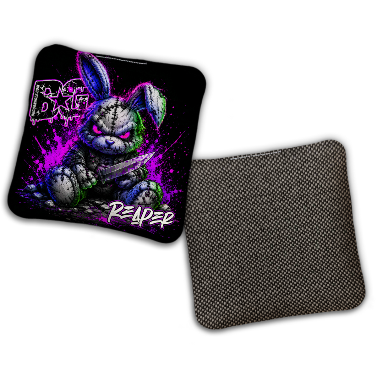 UNSTAMPED - BG Multiple Bag Models "BAD BUNNY" - Cornhole Bags - SET OF 4 BAGS