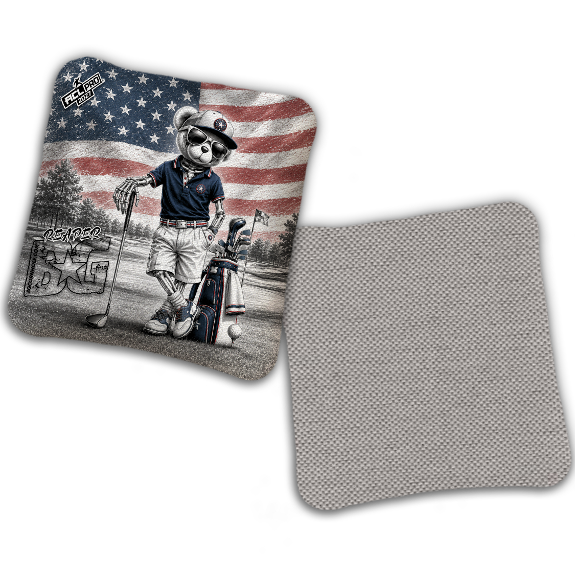 2027 BG Multiple Bag Models "FAIRWAY FREEDOM" - ACL Pro Stamped Cornhole Bags - SET OF 4 BAGS