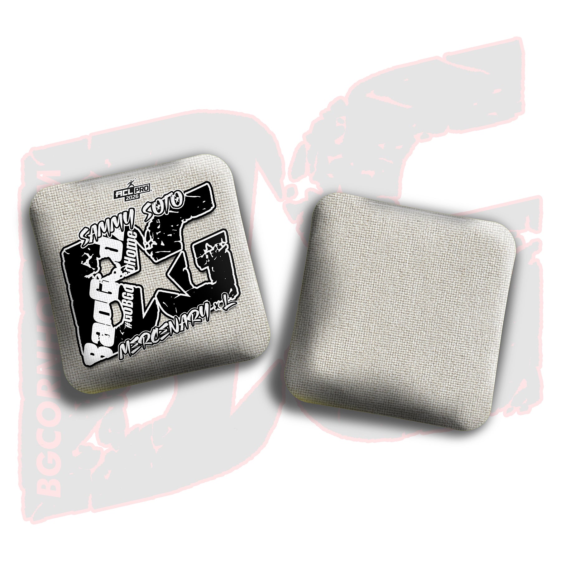 2026 BG Multiple Bag Models - "Sammy Soto” - ACL Pro Stamped Cornhole Bags - SET OF 4 BAGS