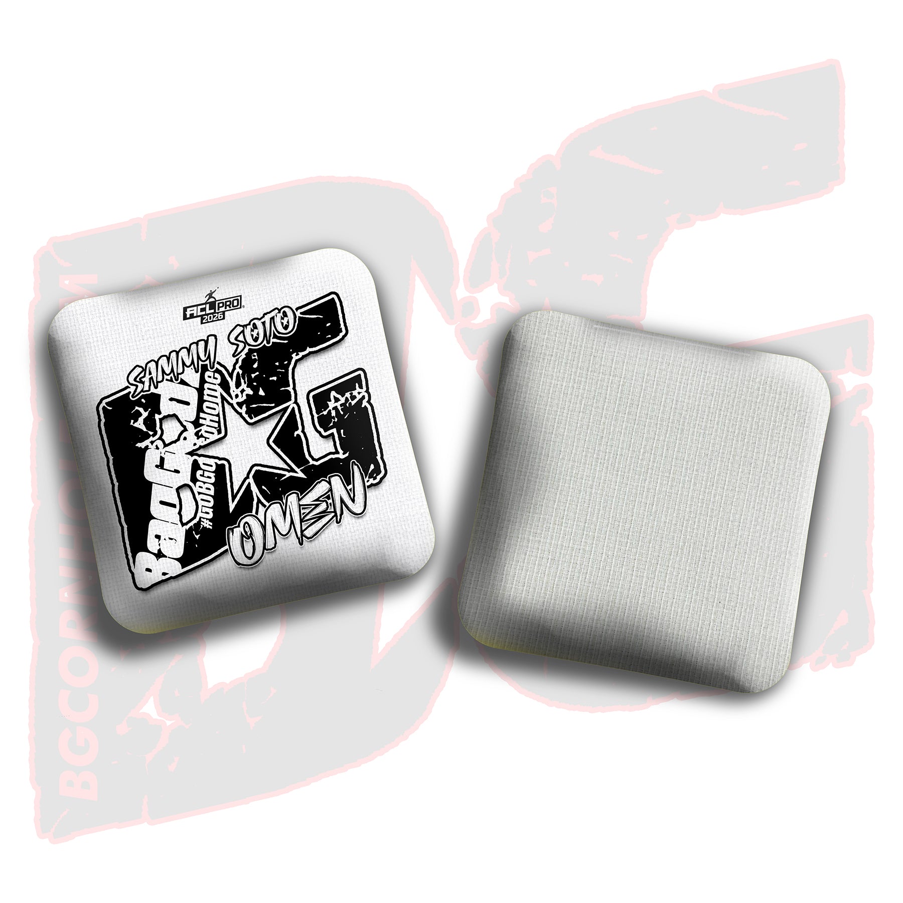 2026 BG Multiple Bag Models - "Sammy Soto” - ACL Pro Stamped Cornhole Bags - SET OF 4 BAGS