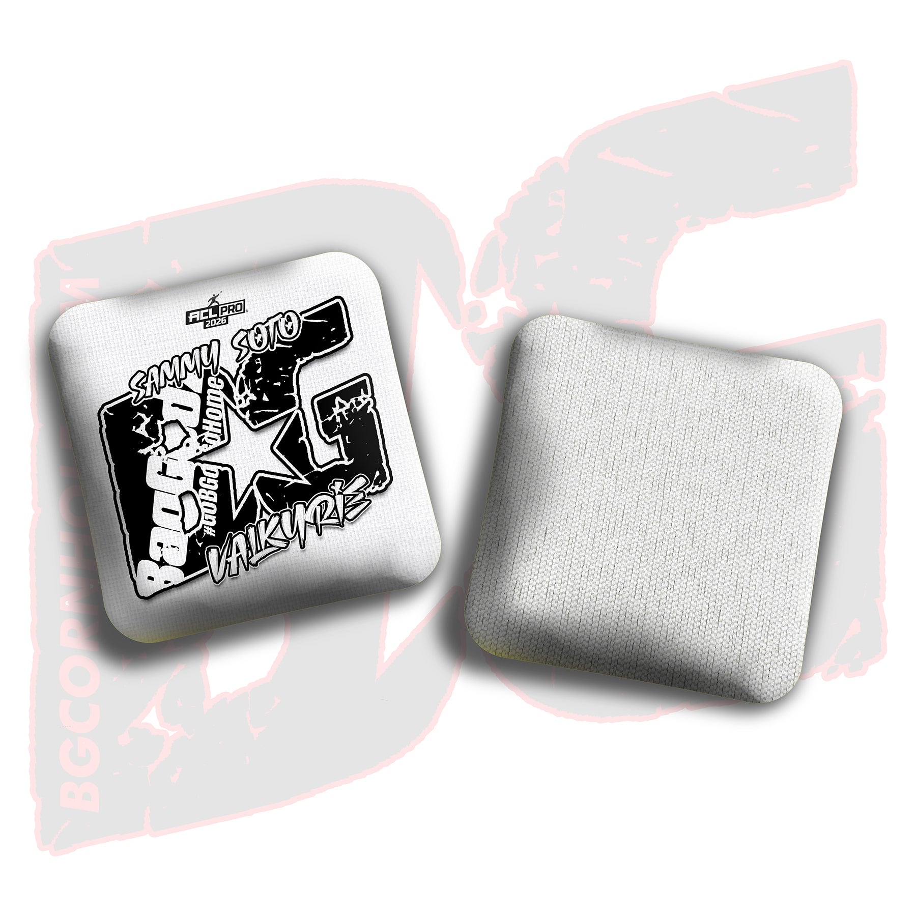 2026 BG Multiple Bag Models - "Sammy Soto” - ACL Pro Stamped Cornhole Bags - SET OF 4 BAGS