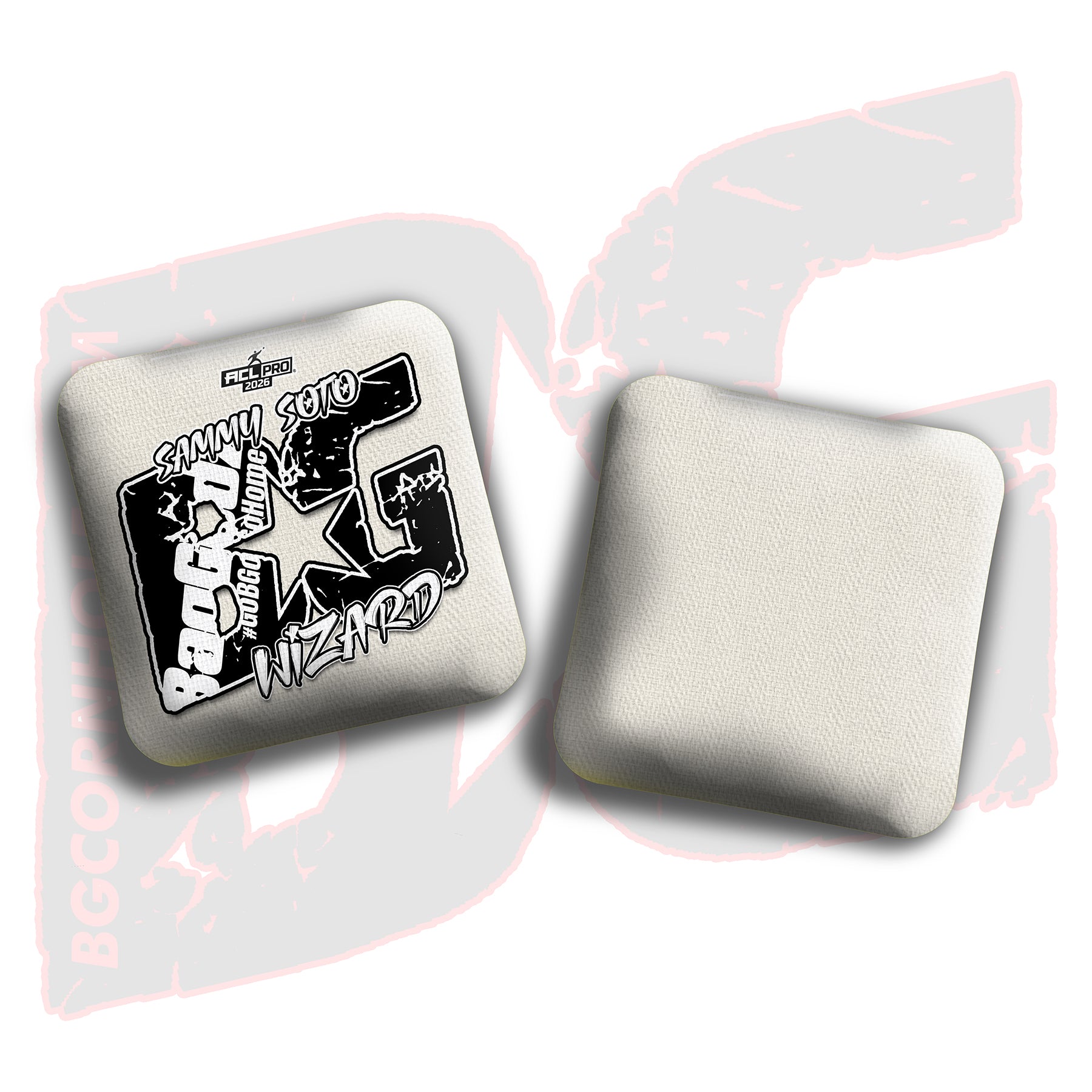 2026 BG Multiple Bag Models - "Sammy Soto” - ACL Pro Stamped Cornhole Bags - SET OF 4 BAGS