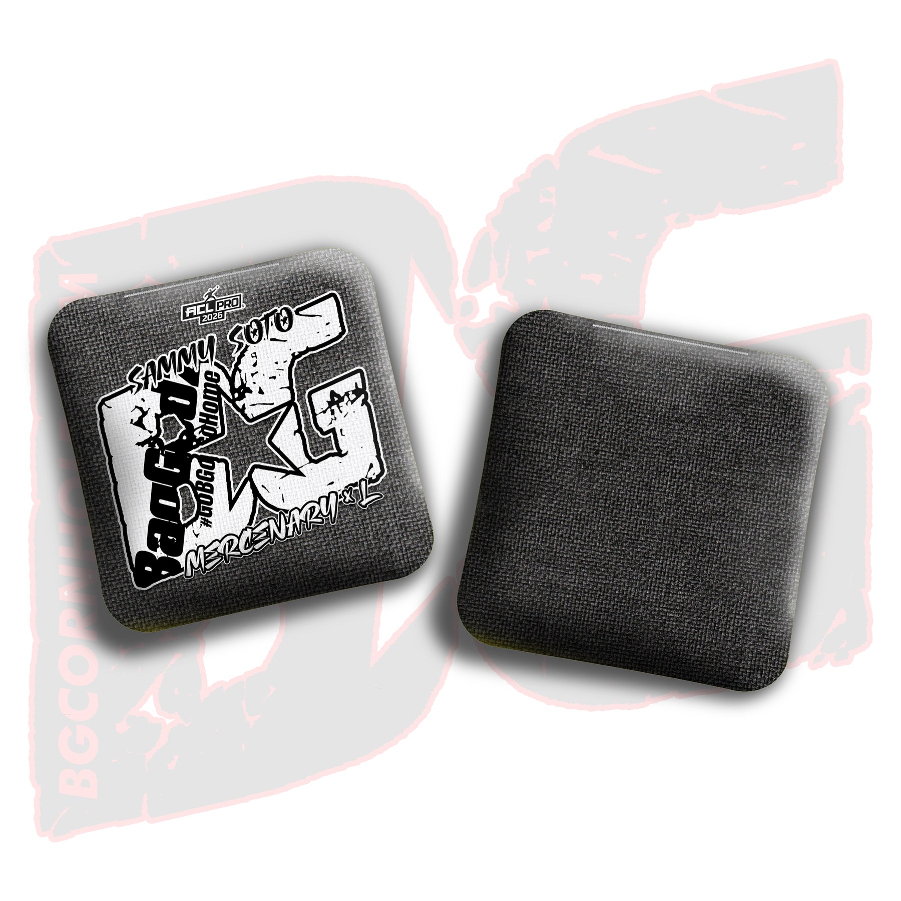 2026 BG Multiple Bag Models - "Sammy Soto” - ACL Pro Stamped Cornhole Bags - SET OF 4 BAGS
