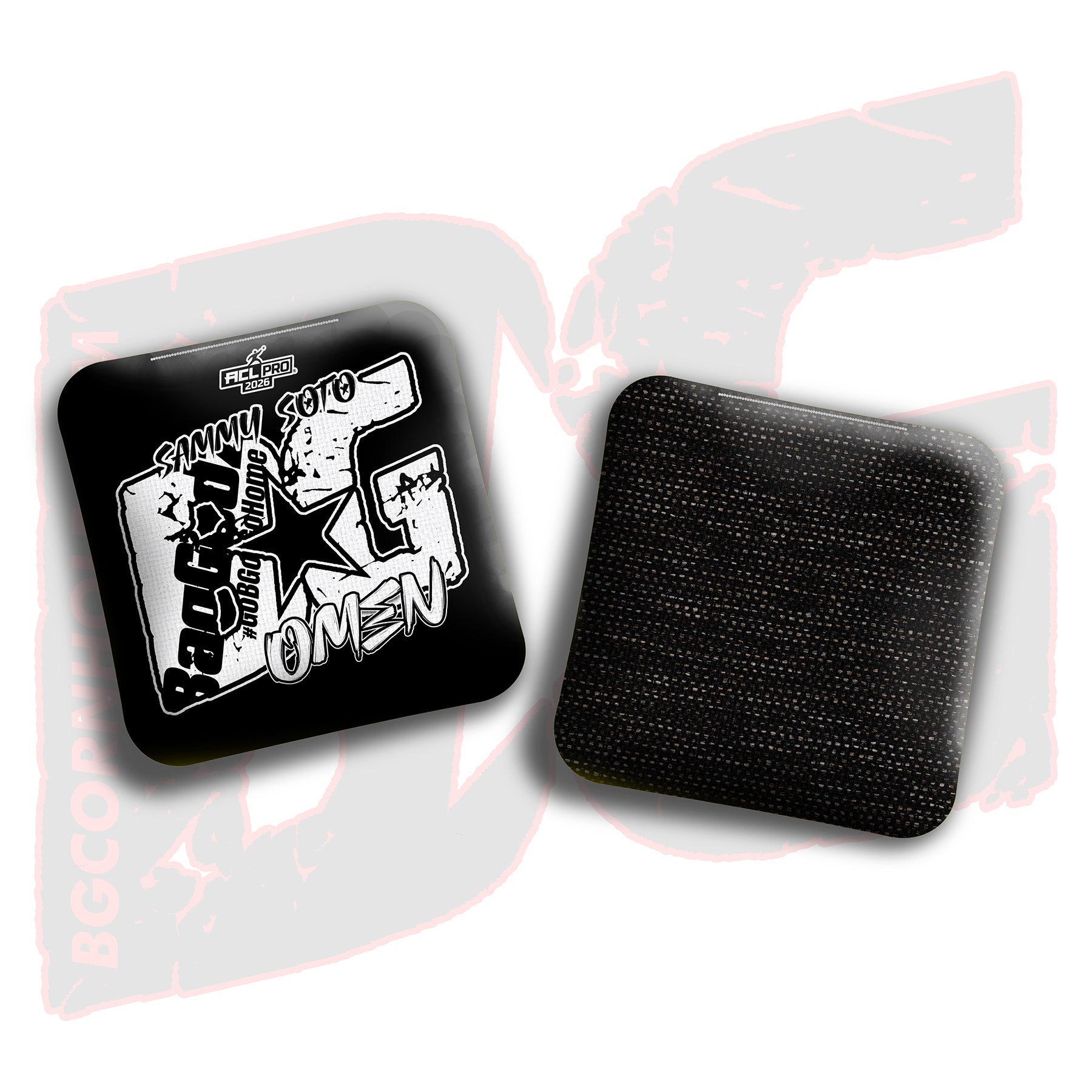 2026 BG Multiple Bag Models - "Sammy Soto” - ACL Pro Stamped Cornhole Bags - SET OF 4 BAGS
