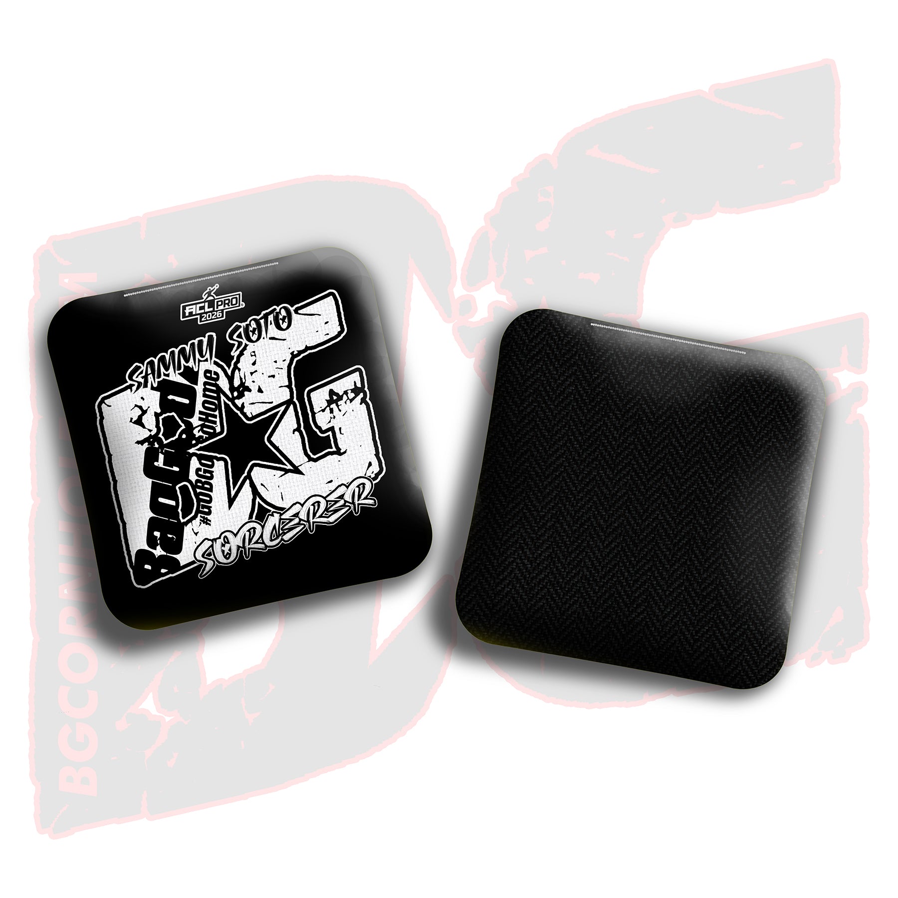 2026 BG Multiple Bag Models - "Sammy Soto” - ACL Pro Stamped Cornhole Bags - SET OF 4 BAGS