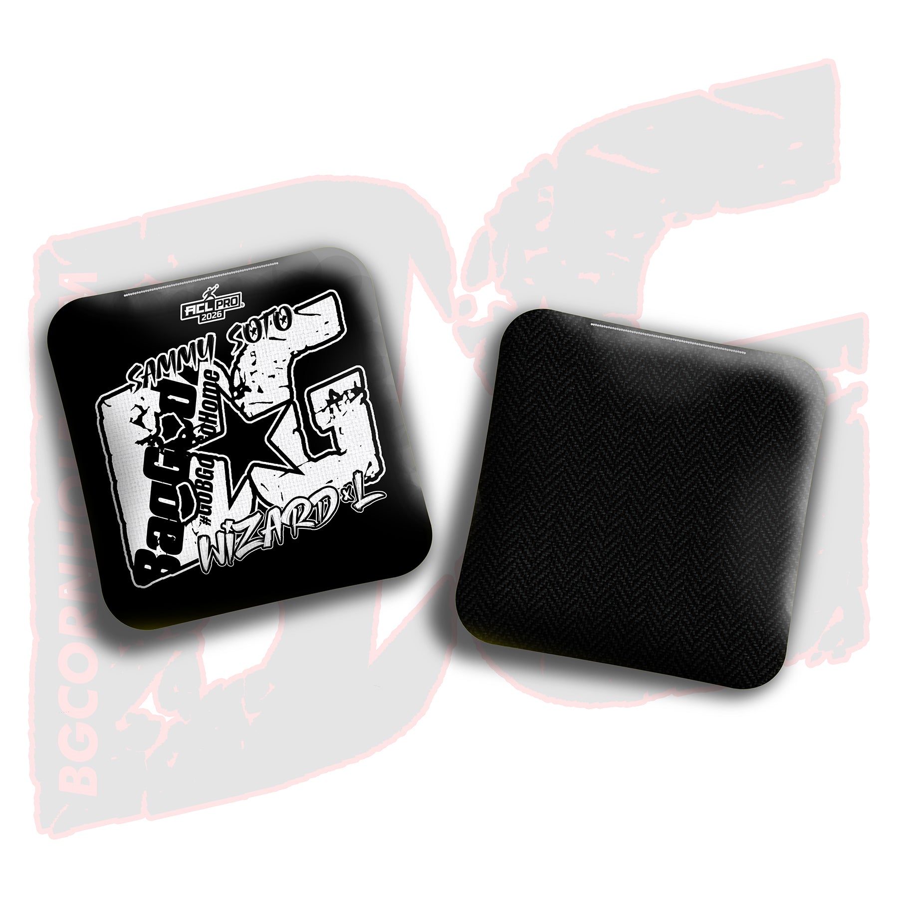 2026 BG Multiple Bag Models - "Sammy Soto” - ACL Pro Stamped Cornhole Bags - SET OF 4 BAGS