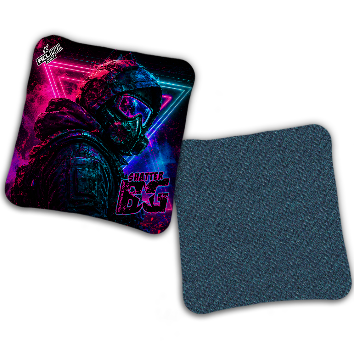 2027 BG Multiple Bag Models "NIGHT PROTOCOL" - ACL Pro Stamped Cornhole Bags - SET OF 4 BAGS
