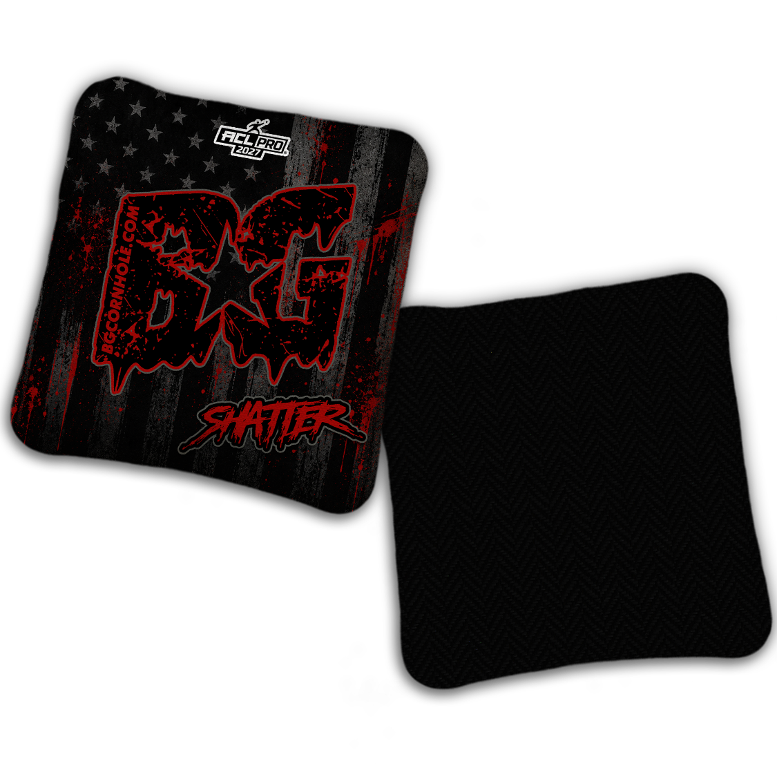 2027 BG Multiple Bag Models "AMERICAN GRIT" - ACL Pro Stamped Cornhole Bags - SET OF 4 BAGS