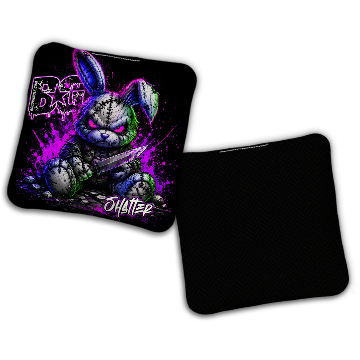 UNSTAMPED - BG Multiple Bag Models "BAD BUNNY" - Cornhole Bags - SET OF 4 BAGS
