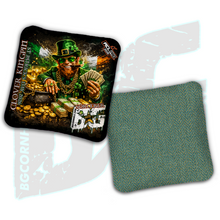 Load image into Gallery viewer, Limited Edition 2026 BG Multiple Bag Models "Clover Kingpin" - ACL Pro Stamped Cornhole Bags - SET OF 4 BAGS