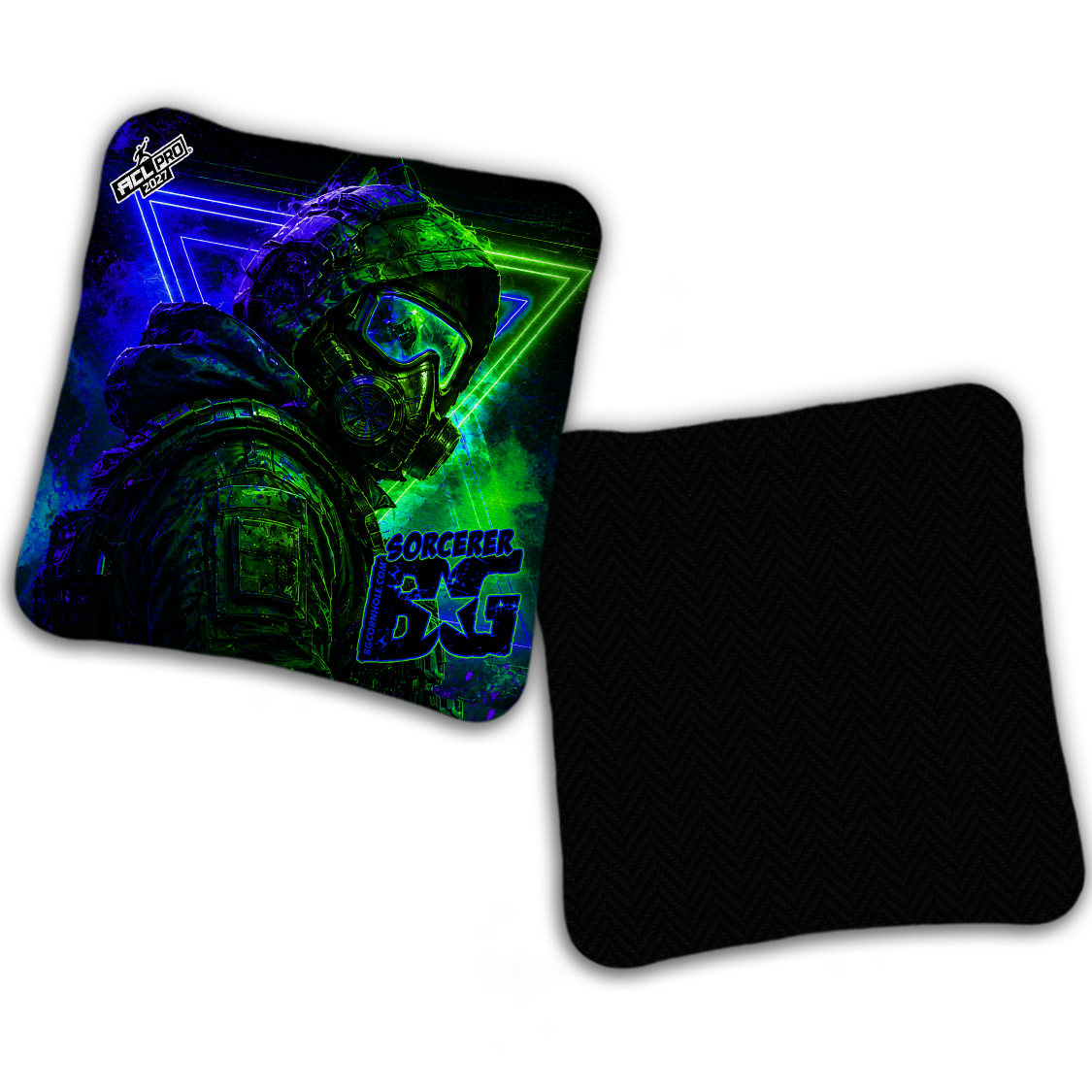 2027 BG Multiple Bag Models "NIGHT PROTOCOL" - ACL Pro Stamped Cornhole Bags - SET OF 4 BAGS