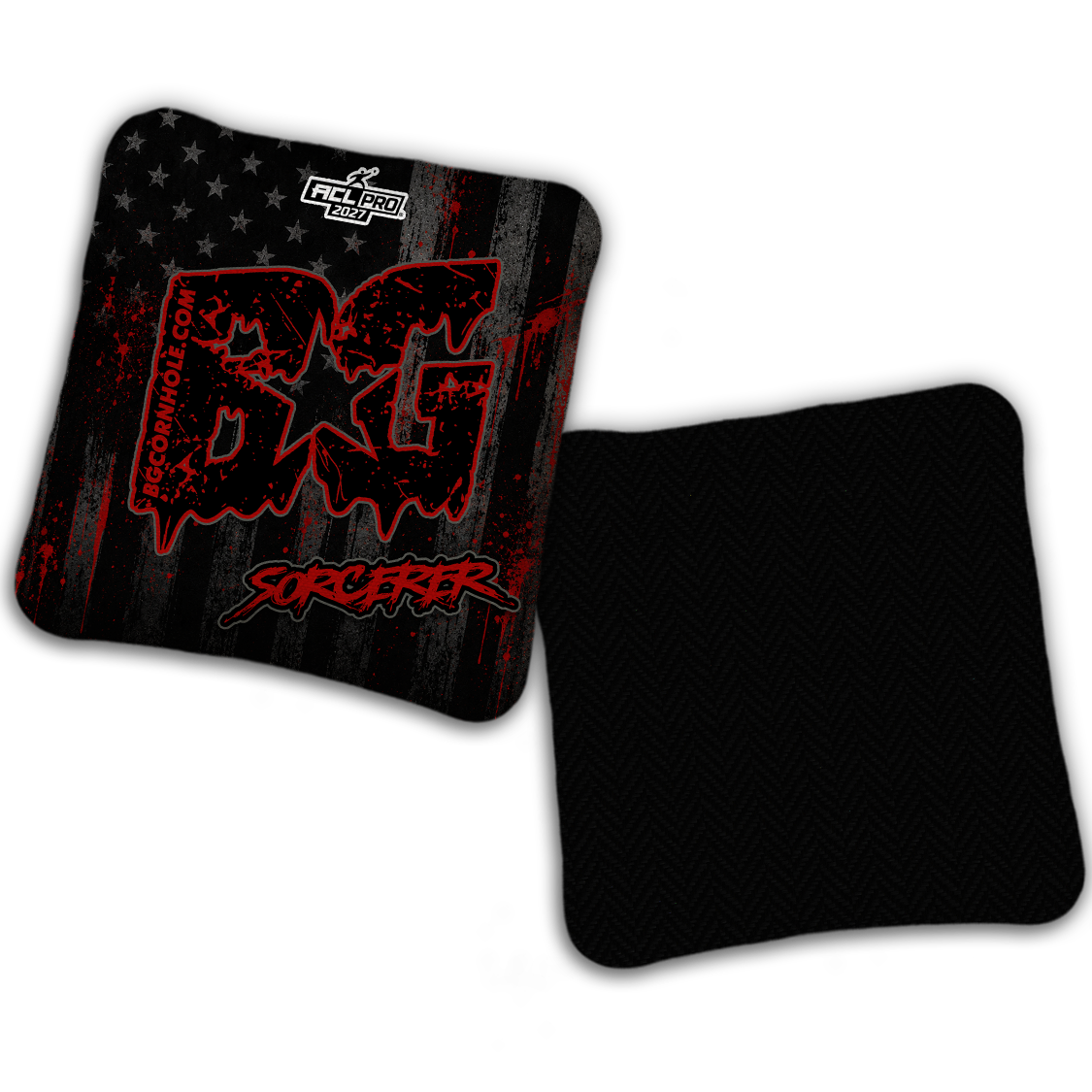 2027 BG Multiple Bag Models "AMERICAN GRIT" - ACL Pro Stamped Cornhole Bags - SET OF 4 BAGS