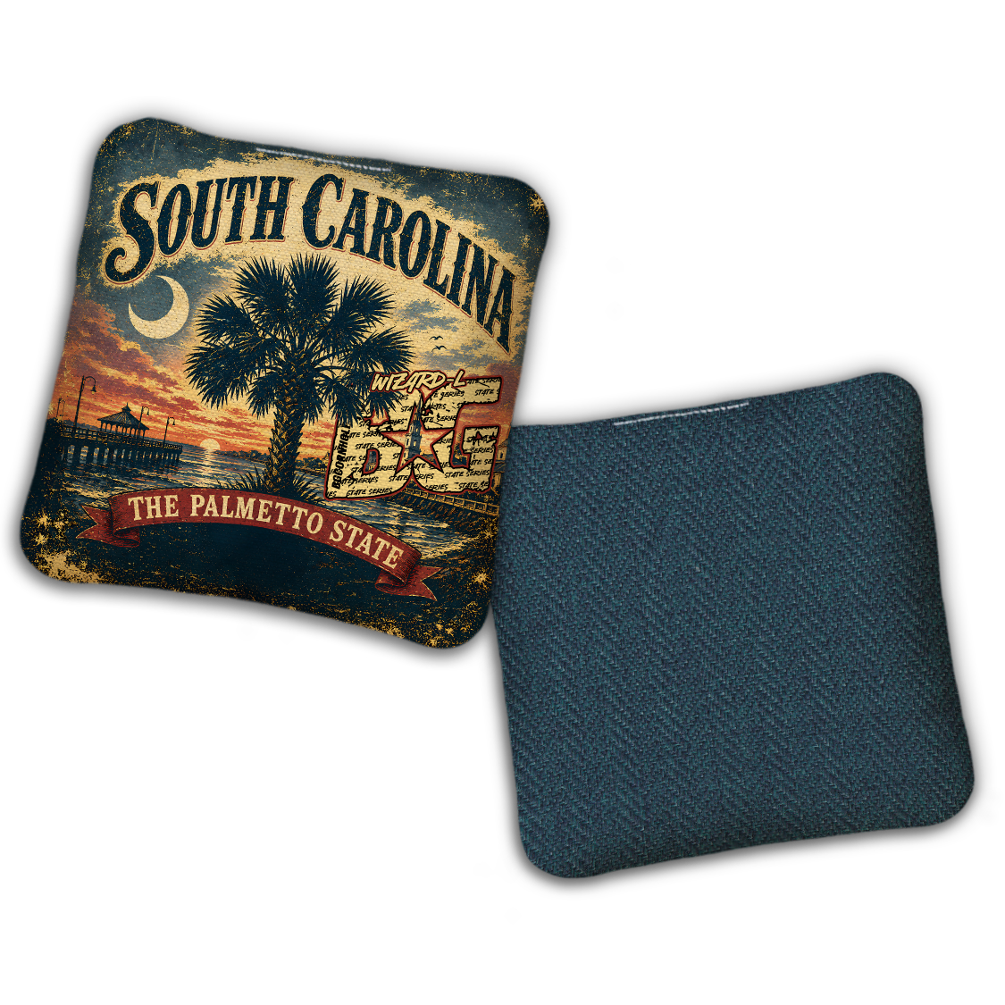 2027 BG Multiple Bag Models "SOUTH CAROLINA" - ACL Pro Stamped Cornhole Bags - SET OF 4 BAGS