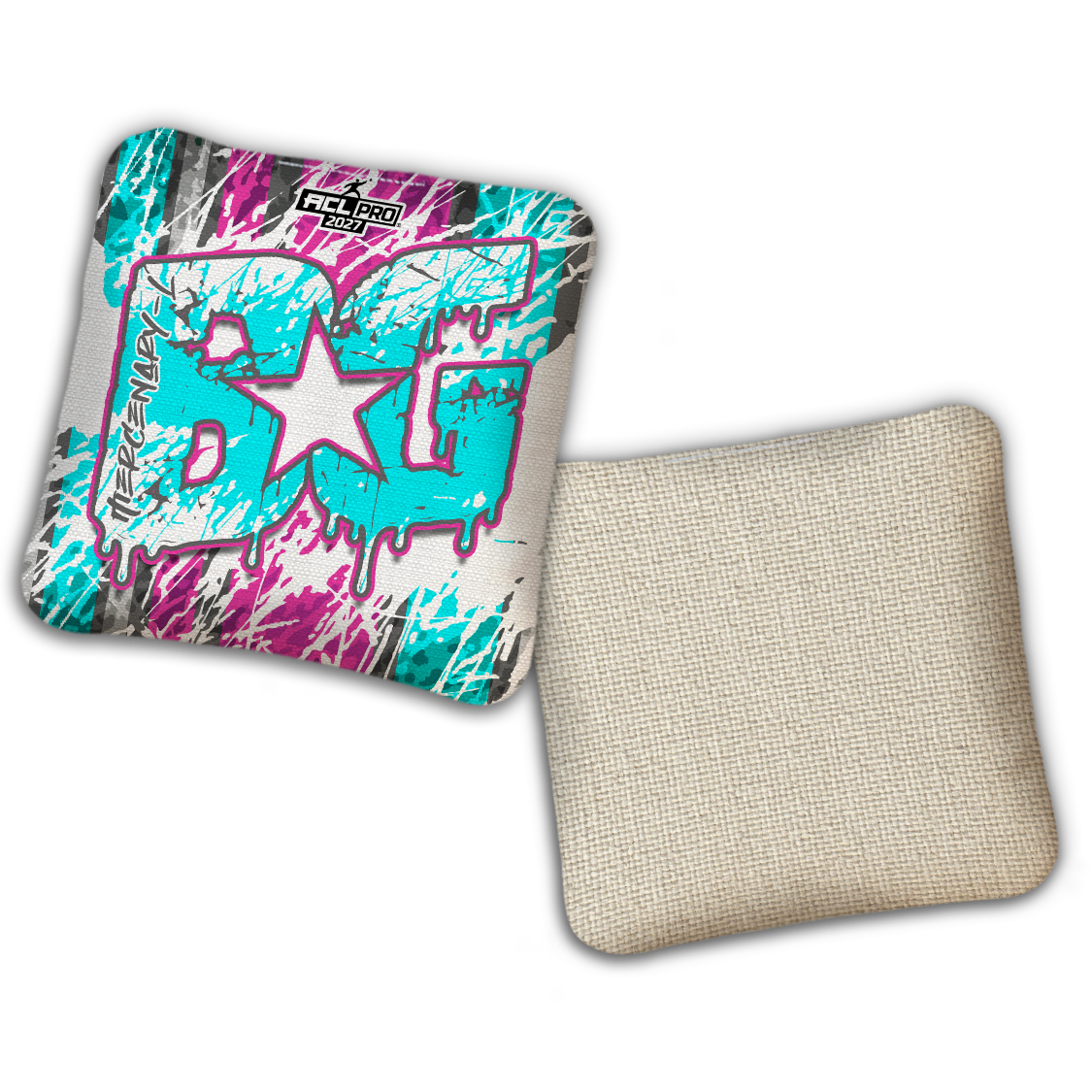 2027 BG Multiple Bag Models "SPLASH ZONE" - ACL Pro Stamped Cornhole Bags - SET OF 4 BAGS
