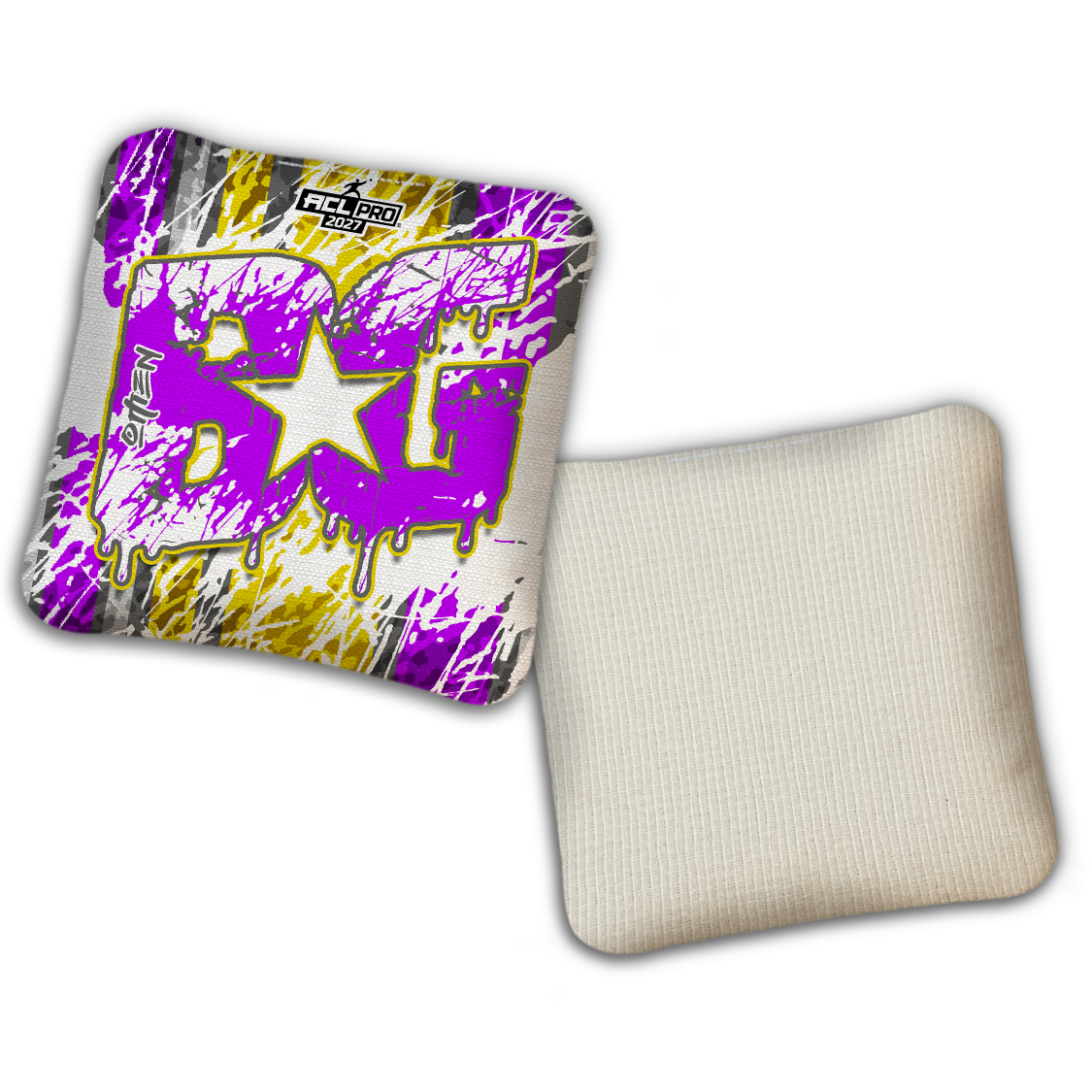 2027 BG Multiple Bag Models "SPLASH ZONE" - ACL Pro Stamped Cornhole Bags - SET OF 4 BAGS