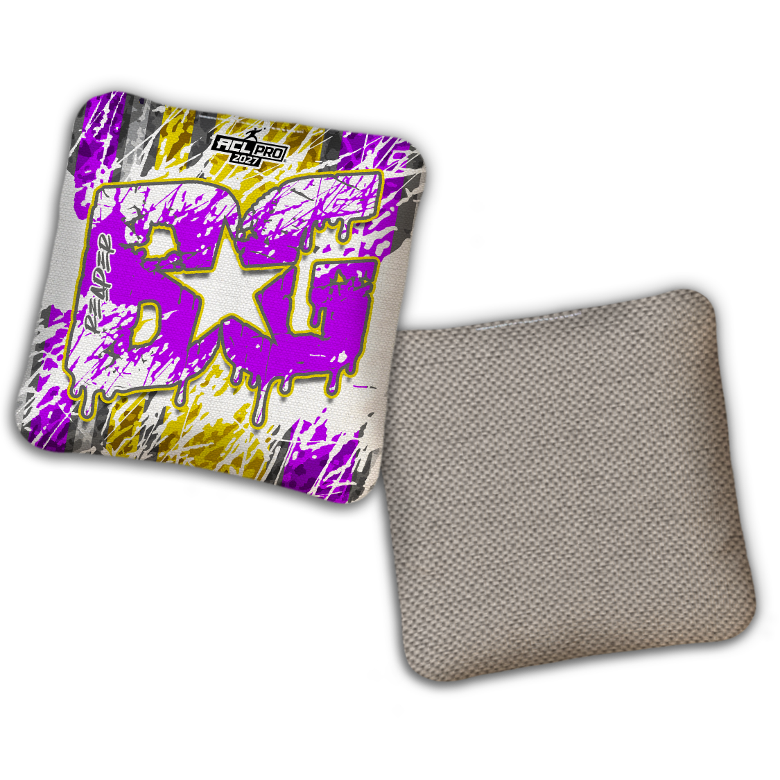 2027 BG Multiple Bag Models "SPLASH ZONE" - ACL Pro Stamped Cornhole Bags - SET OF 4 BAGS