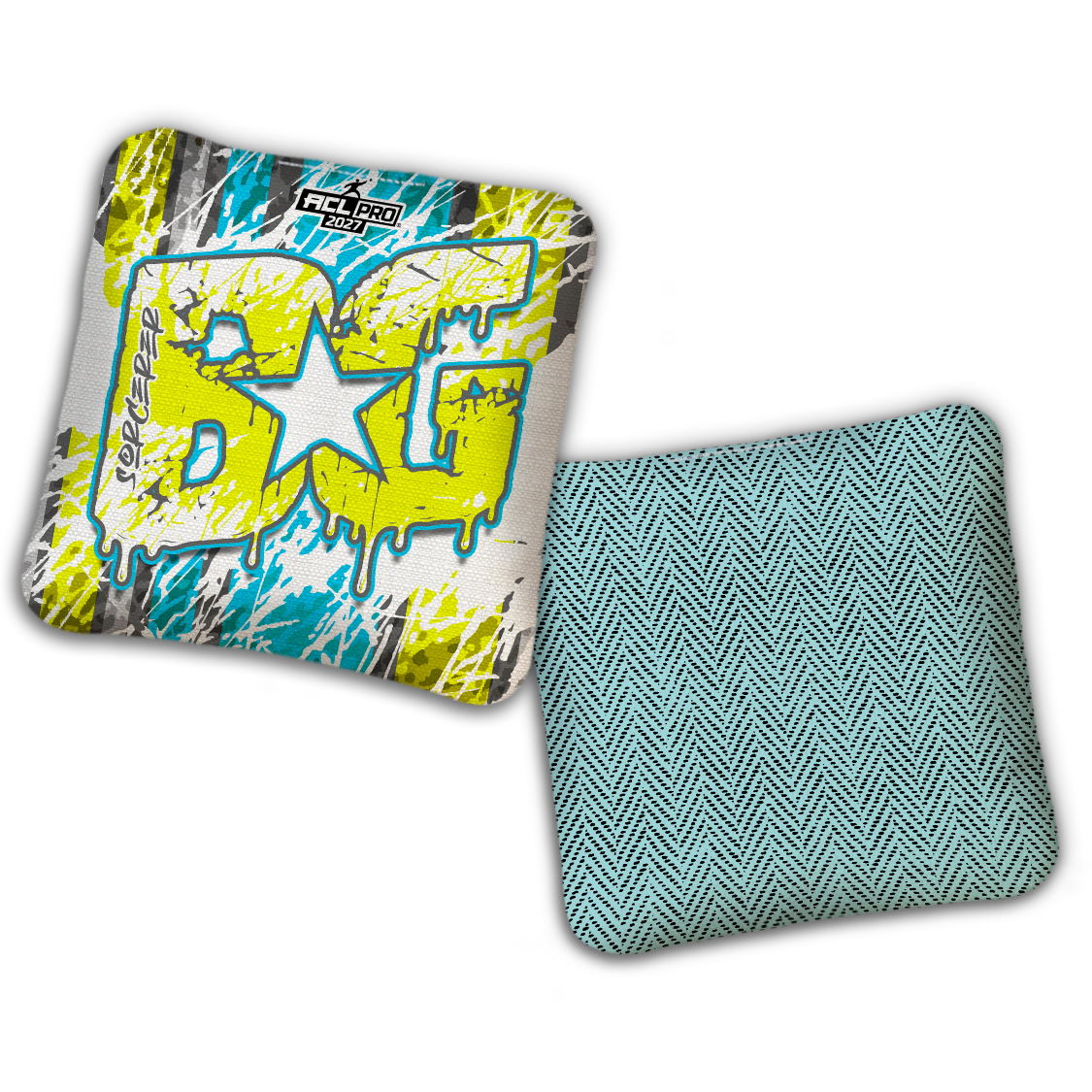 2027 BG Multiple Bag Models "SPLASH ZONE" - ACL Pro Stamped Cornhole Bags - SET OF 4 BAGS