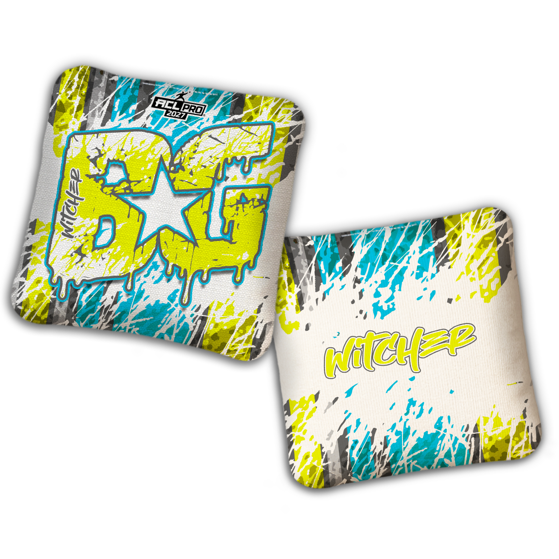 2027 BG Multiple Bag Models "SPLASH ZONE" - ACL Pro Stamped Cornhole Bags - SET OF 4 BAGS
