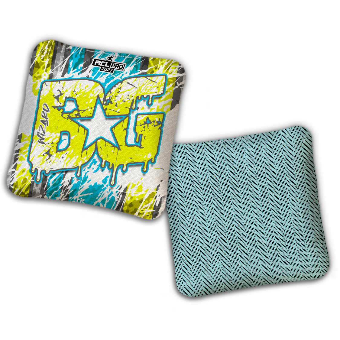 2027 BG Multiple Bag Models "SPLASH ZONE" - ACL Pro Stamped Cornhole Bags - SET OF 4 BAGS