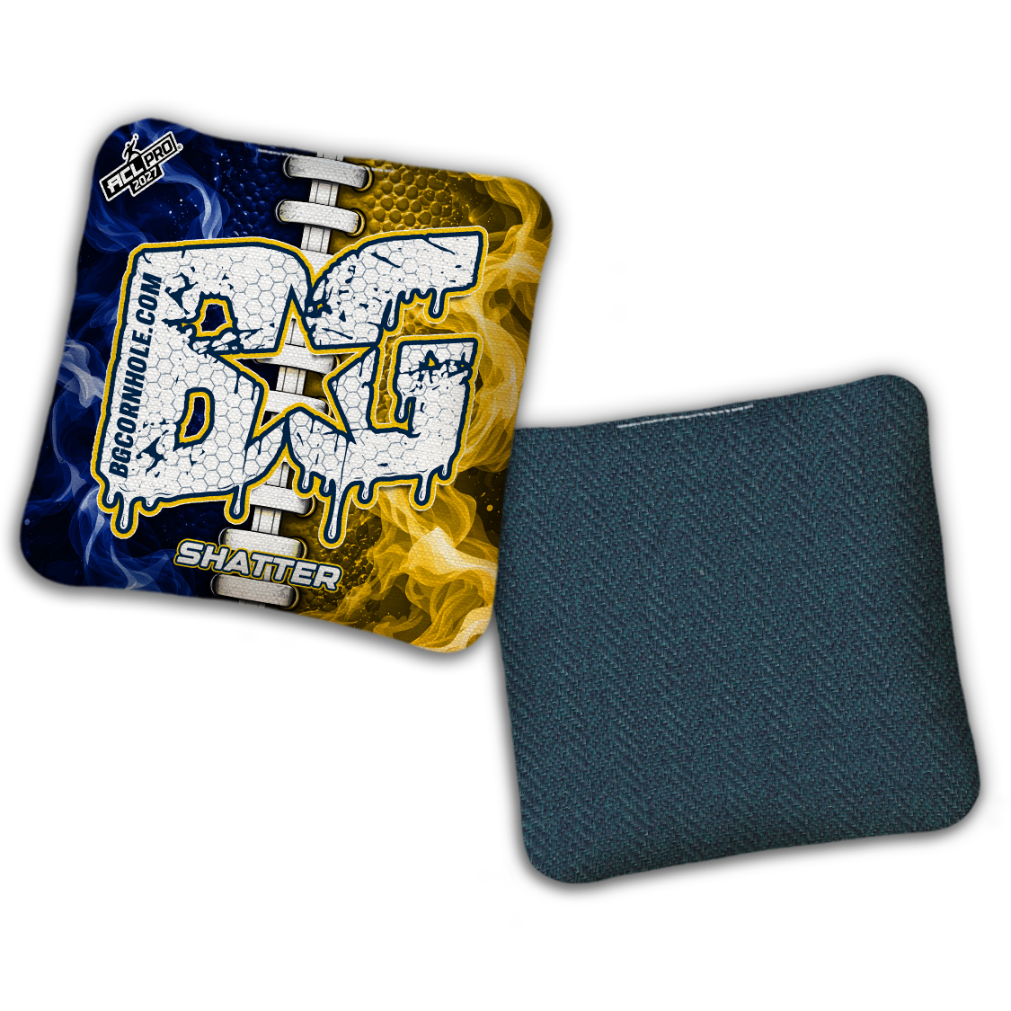 2027 BG Multiple Bag Models "Michigan Split Lace" - ACL Pro Stamped Cornhole Bags