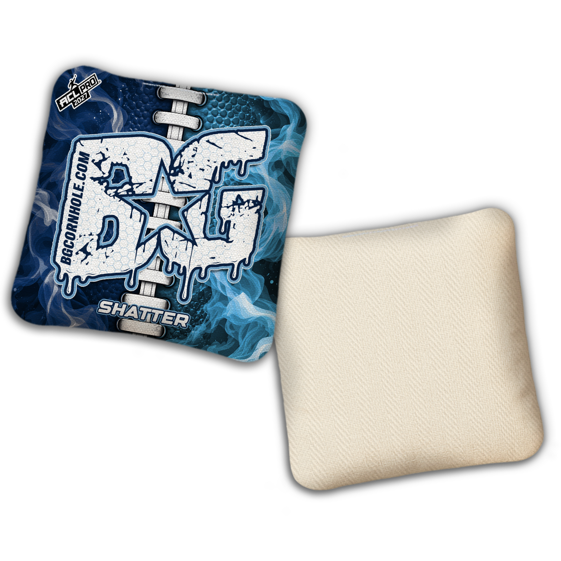 2027 BG Multiple Bag Models "North Carolina Split Lace" - ACL Pro Stamped Cornhole Bags
