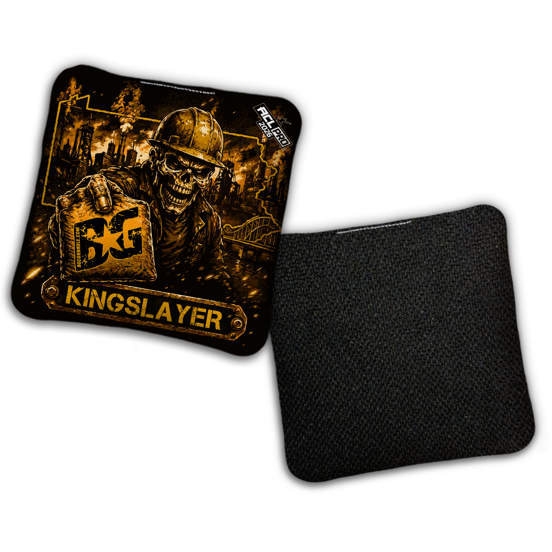 2026 BG Multiple Bag Models "Steel City Savage" - ACL Pro Stamped Cornhole Bags - SET OF 4 BAGS