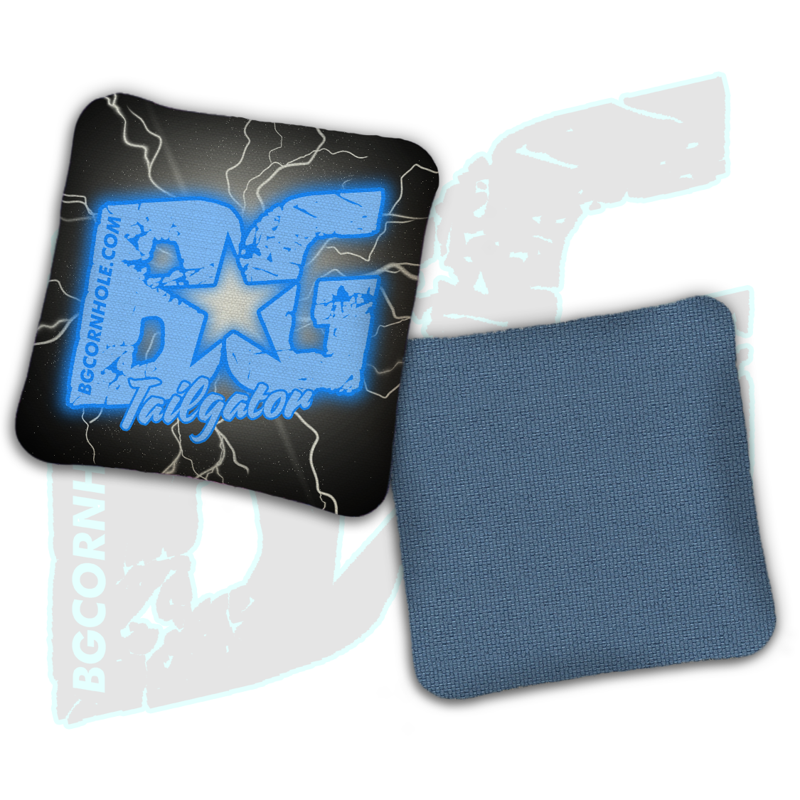 BG Multiple Bag Models  - "Lightening Strike" - Non Stamped Cornhole Bags - SET OF 4 bags