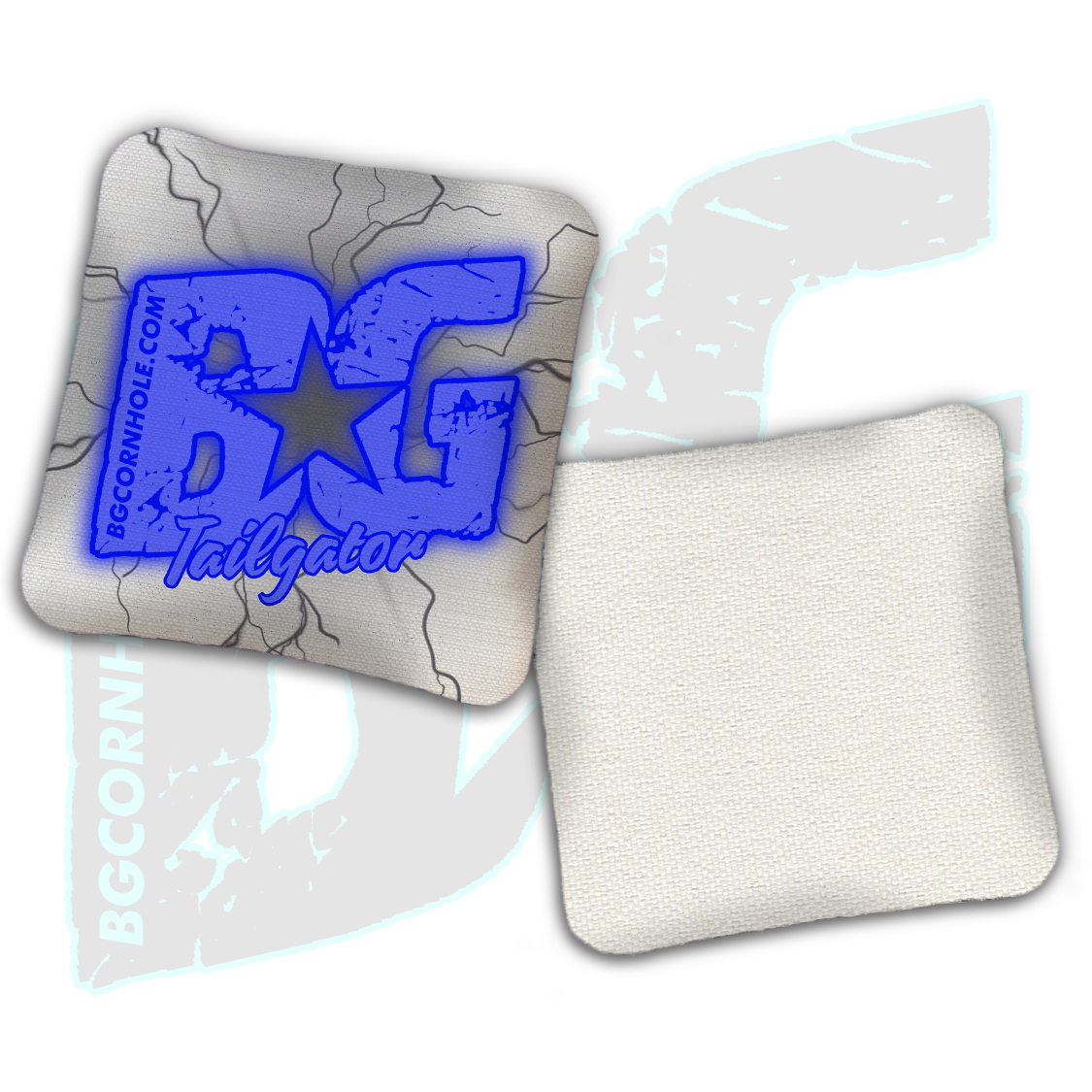 BG Multiple Bag Models  - "Lightening Strike" - Non Stamped Cornhole Bags - SET OF 4 bags