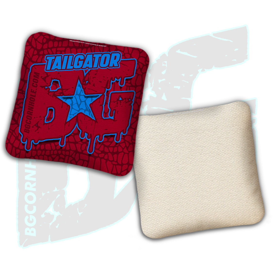 BG Tailgator  - "Gator Skin” - Non Stamped Cornhole Bags - SET OF 4 bags