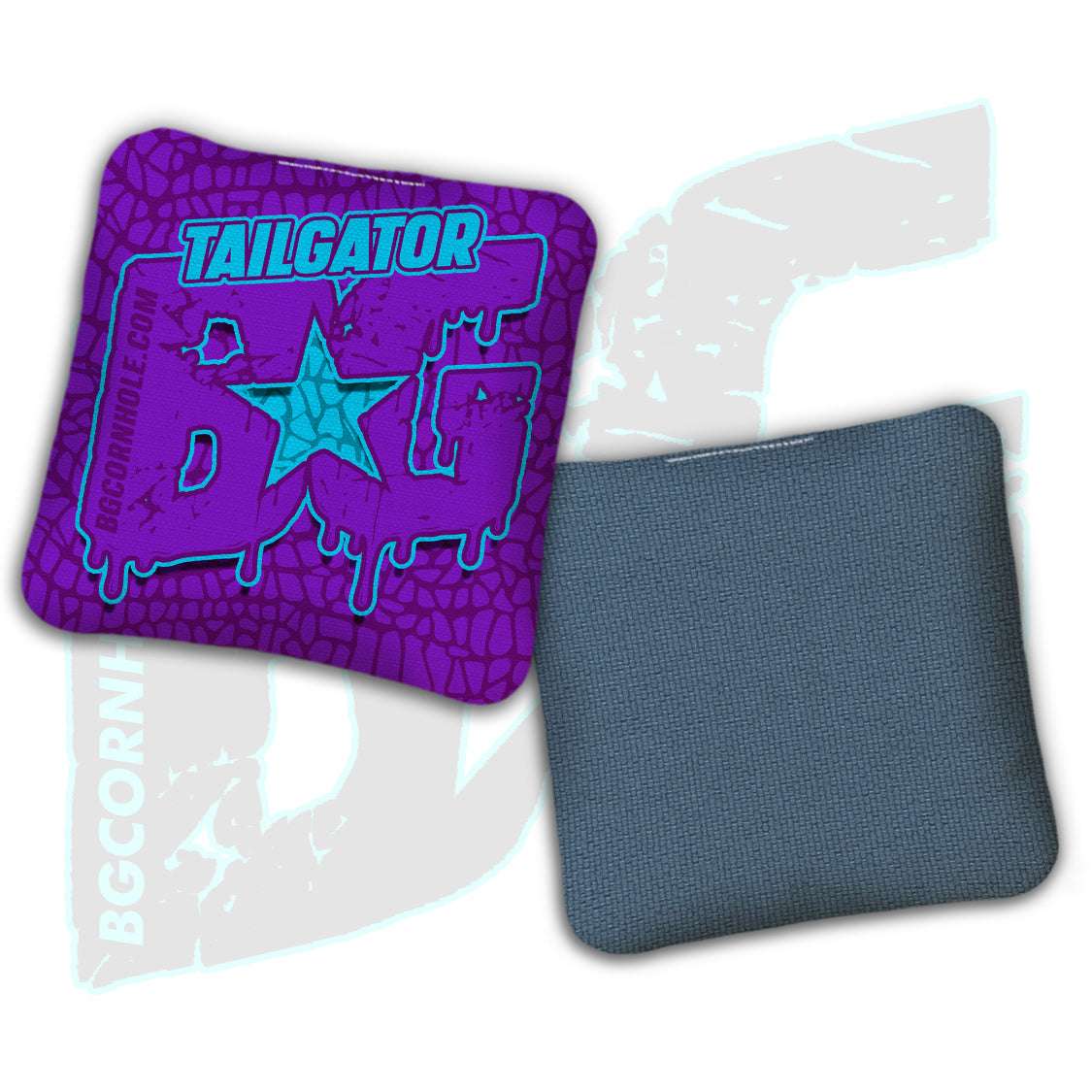 BG Tailgator  - "Gator Skin” - Non Stamped Cornhole Bags - SET OF 4 bags