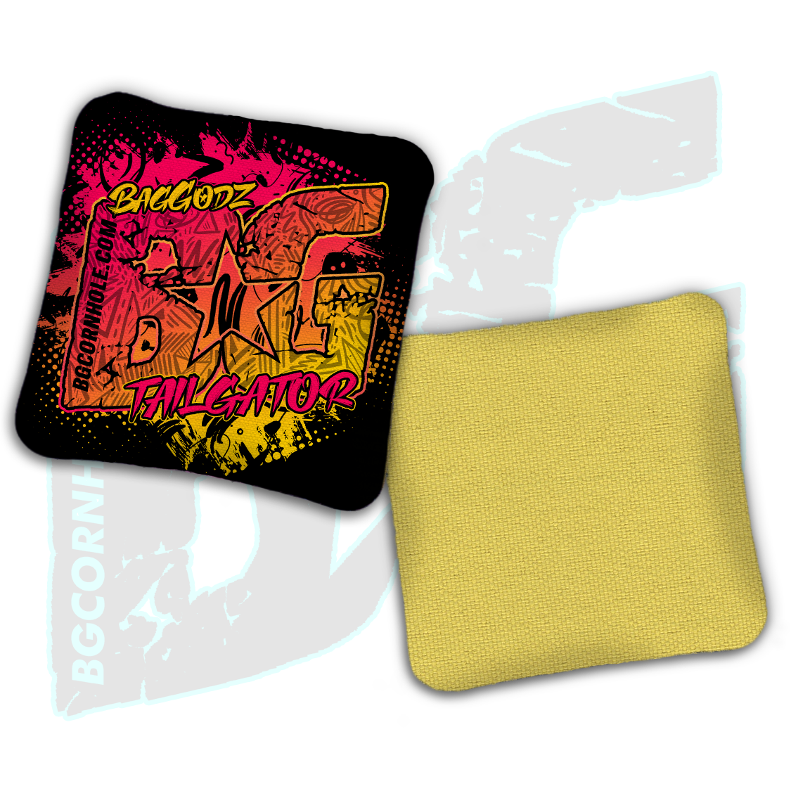 BG Multiple Bag Models  - "Hyper Ink" - Non Stamped Cornhole Bags - SET OF 4 bags