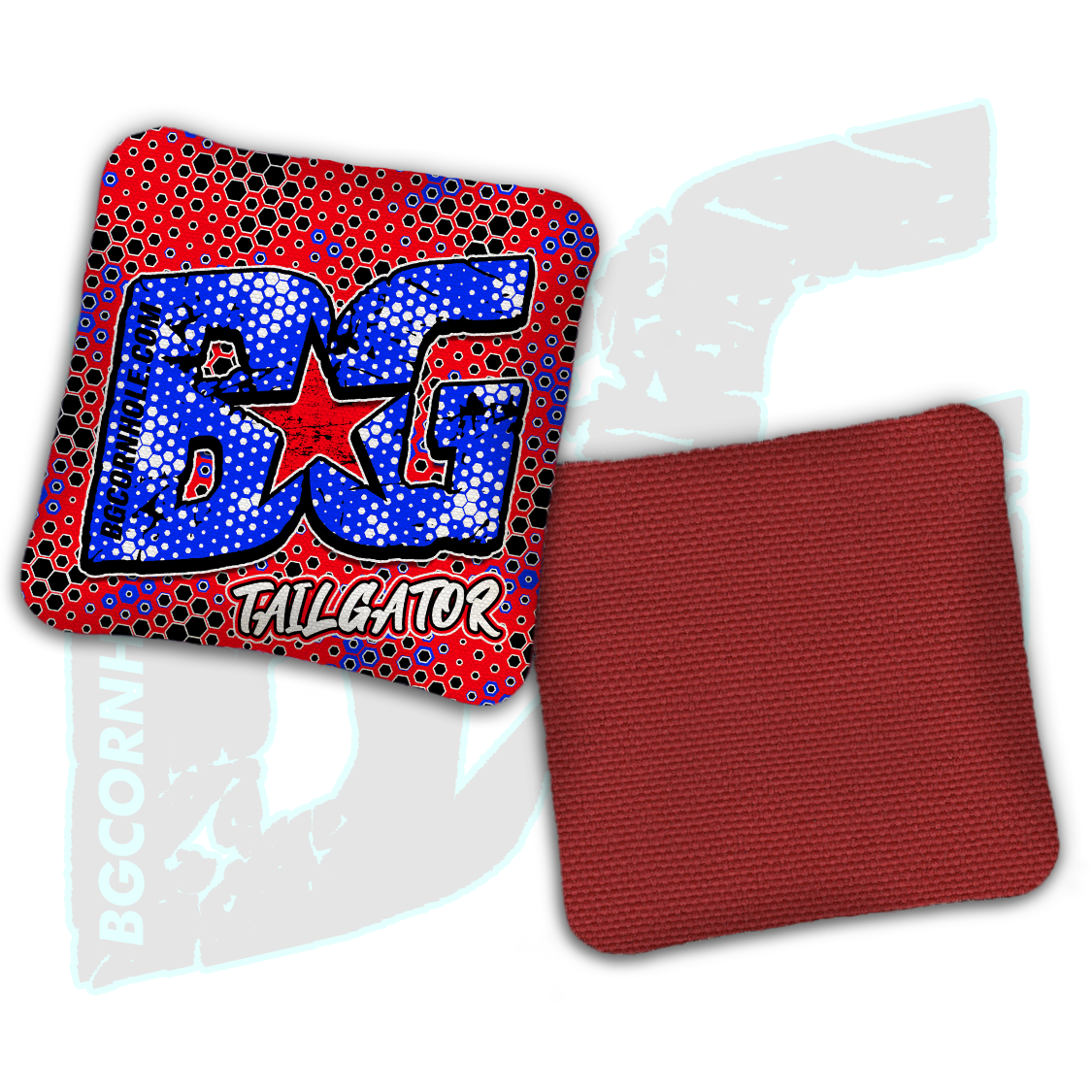 BG Multiple Bag Models  - "Patch" - Non Stamped Cornhole Bags - SET OF 4 bags