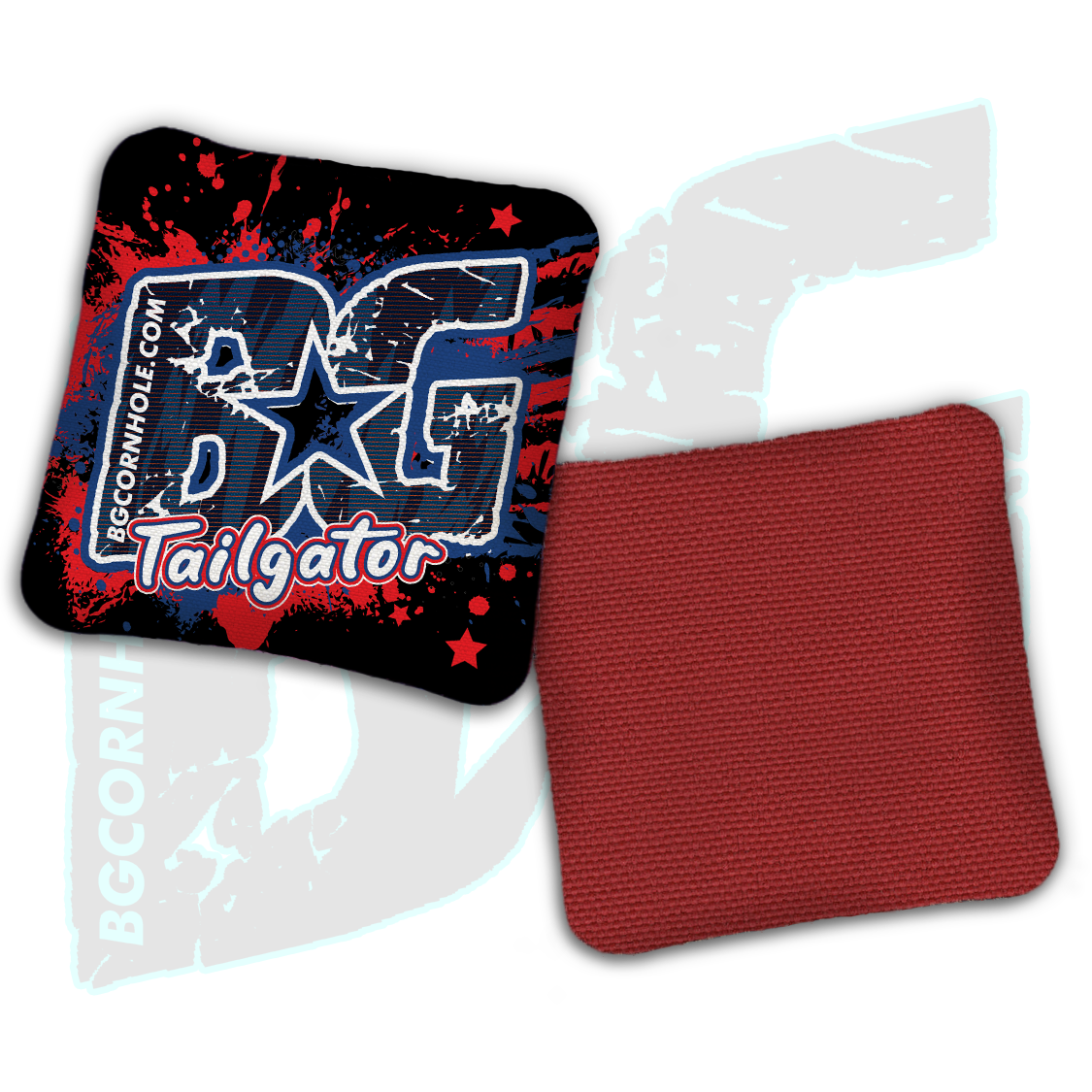 BG Tailgator  - "Stars and Drip” - Non Stamped Cornhole Bags - SET OF 4 bags