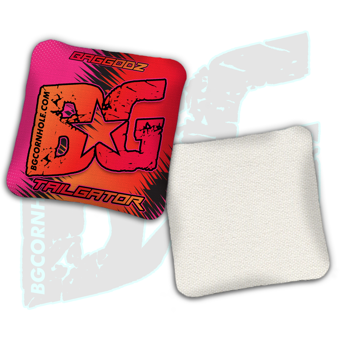 BG Multiple Bag Models  - "Electrify" - Non Stamped Cornhole Bags - SET OF 4 bags