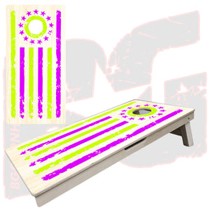 BG "Tattered Stripes" Cornhole Boards - Elite Model