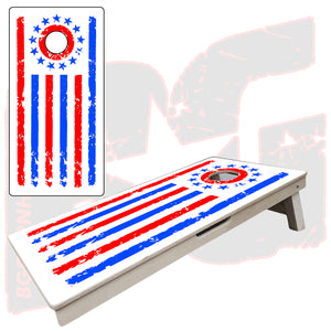 BG "Tattered Stripes" Cornhole Boards - Elite Model